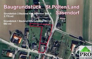 Großes Baugrundstück Aussichtslage mit Abbruchobjekt auch teilbar. Bauträger oder Häuslbauer in Hafnerbach/St Pölten Land