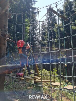 Etablierter Kletterpark auf Pachtgrund im Tourismusort Mönichkirchen