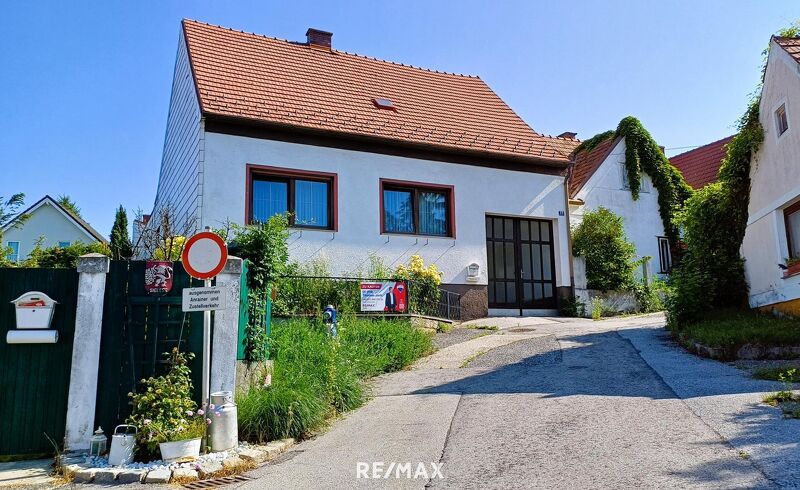 Ziegelmassivhaus mit Nebengebäuden, Doppelgarage und 2. Zufahrt