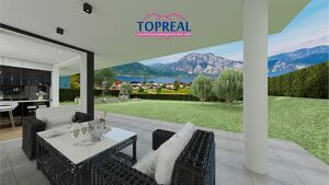 Die unvergleichbare Panoramasuite mit goldener Aussicht auf den Traunsee - Residenz Traunsteinblick P1