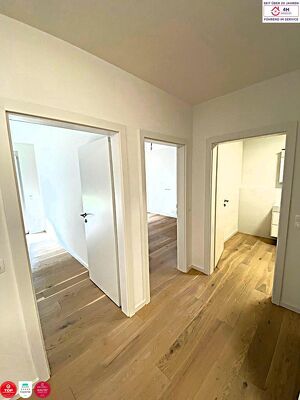 Stylische Gartenwohnung mit Designküche & Tiefgarage ? 3-Zimmer-Neubau mit Westterrasse