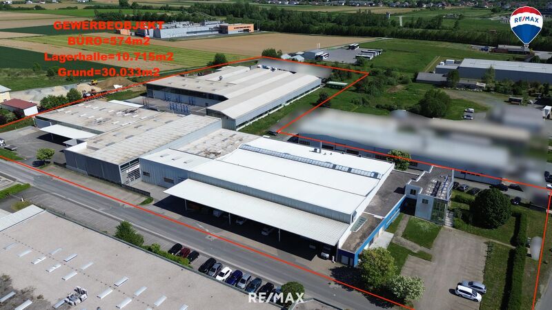 Attraktives Betriebsareal im Industriegebiet Güssing ? vielseitig nutzbare Lager- und Büroflächen auf einem über 30.000 m² Grundstück