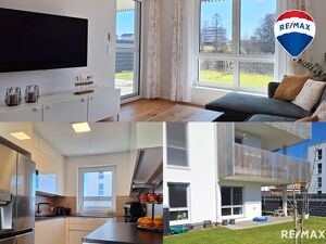 Exklusives Wohnen im Erdgeschoss: 4-Zimmer-Eigentumswohnung mit DAN Küche, Terrasse und Garten
