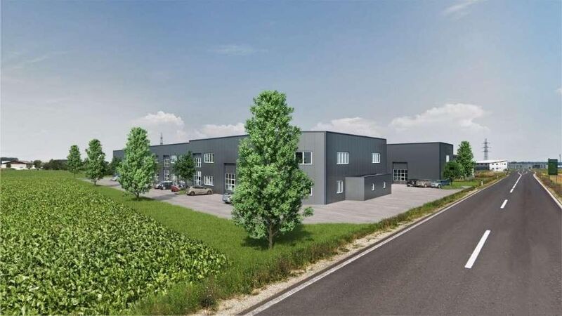 Aktuell 3 Hallen zur Miete verfügbar.74 m2, 120 m2 und 110 m2