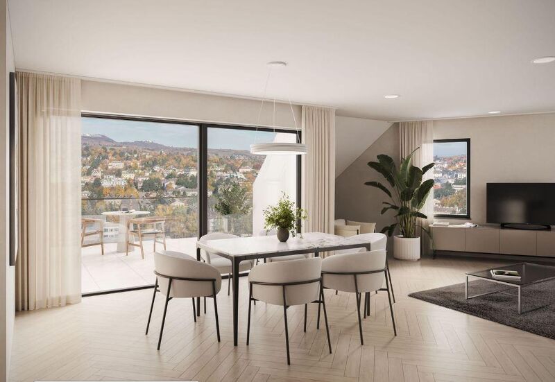 Luxus Dachgescho&szlig; mit Terrasse und Blick