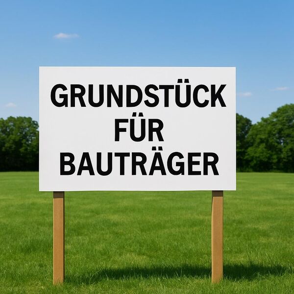 Bauträger aufgepasst!! 1.395m2 Grundstücksfläche mit genehmigtem Wohnbaukonzept zu verkaufen