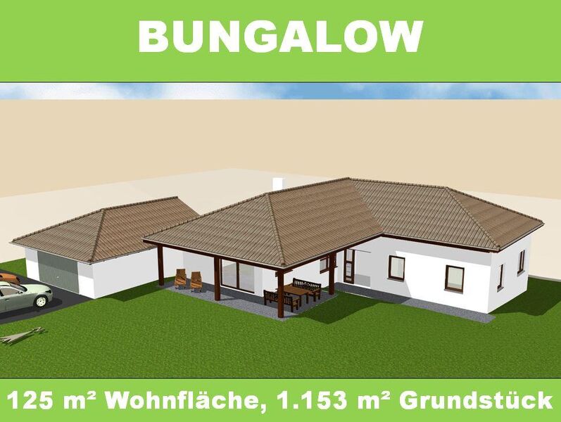 Sonniger Bungalow mit großem Grundstück am Kalvarienberg