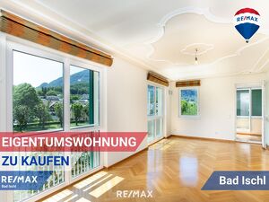 Exklusives Wohnen im Herzen von Bad Ischl ? Großzügige Eigentumswohnung am Traunfluss mit zwei Loggien, Atelier & Stellplatz im ebenerdigen Parkh