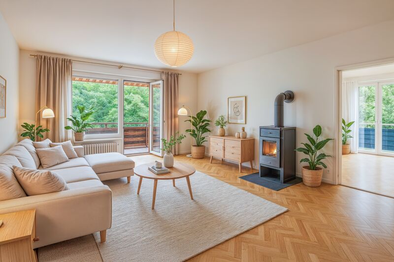 4 Zimmer, 2 Freiflächen, viel Platz: Naturgenuss mit City-Anschluss