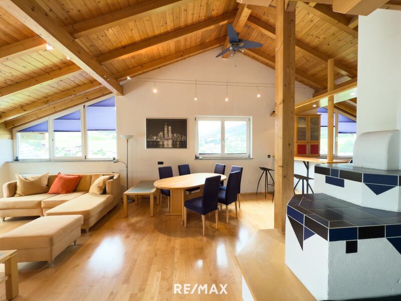 Weitblick &uuml;ber das Wipptal  - Dachgescho&szlig;wohnung mit zwei Ebenen in Steinach