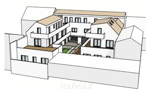 Baugenehmigtes Wohnprojekt für 6 Wohnungen mit Terrassen, Garagen