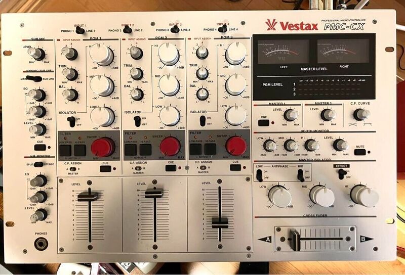 Vestax Pmc-CX Professioneller DJ-Mixer