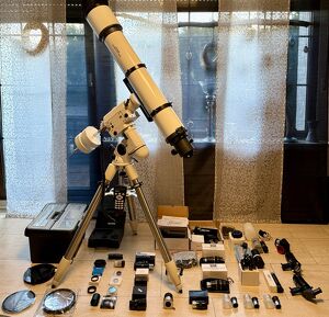 Meade ED APO 127, mit Skywatcher EQ6-Pro
