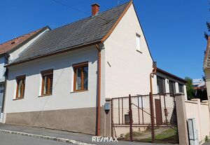 Einfamilienhaus, teilunterkellert mit Nebengebäuden und Garten