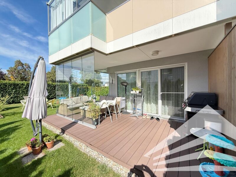Moderne 3 Zimmerwohnung mit 177 m² Eigengarten in Linz/Pichling!