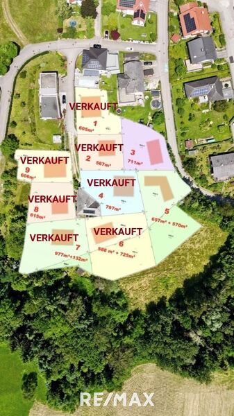 Leben am Sommerberg ? 9 Bauparzellen in Aschach a. d. Donau. Ohne Bauzwang.