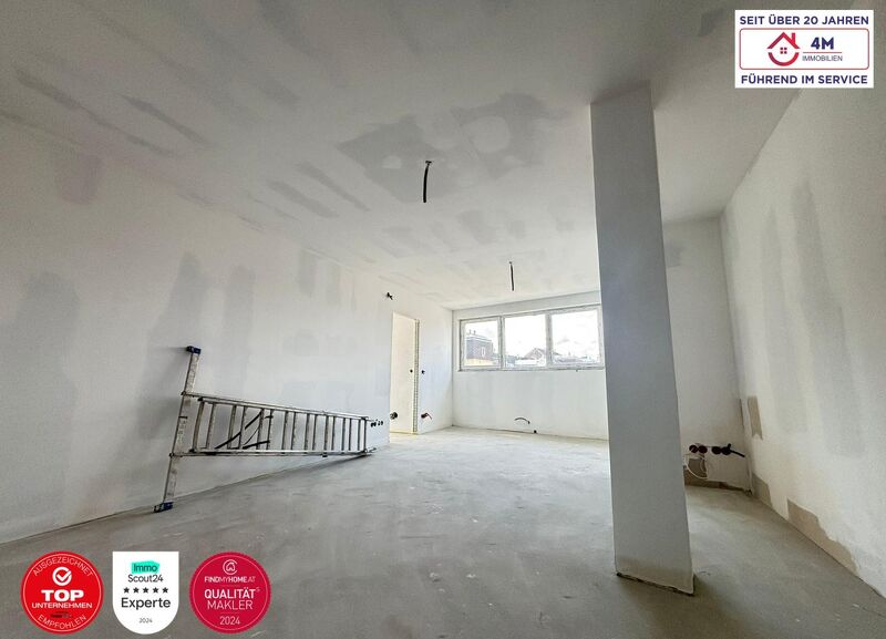 Top-Erstbezug im Neubau! Perfekt geschnittene 2-Zimmer-Wohnung mit 54,40?m² im 4. Liftstock