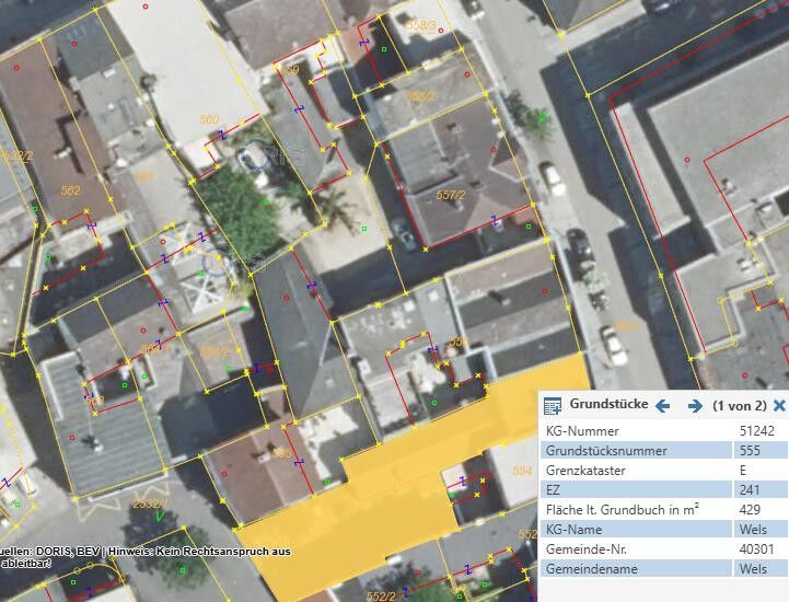 Ideal für Projektentwickler/Bauträger - Liegenschaft mit Nachverdichtungspotential direkt im Zentrum - auf Baurechtsbasis