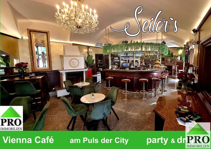 Caf&egrave; Bar  am Puls der City, Investabl&ouml;se, geringe langfristige Hauptmiete