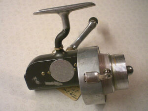 Sehr seltene 1. Auflage Lachsfliegenrolle von Murray Stewart