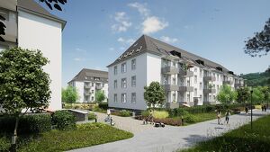 ERSTBEZUG - Helle 1-Zimmer-Wohnung mit Balkon & Eigengarten