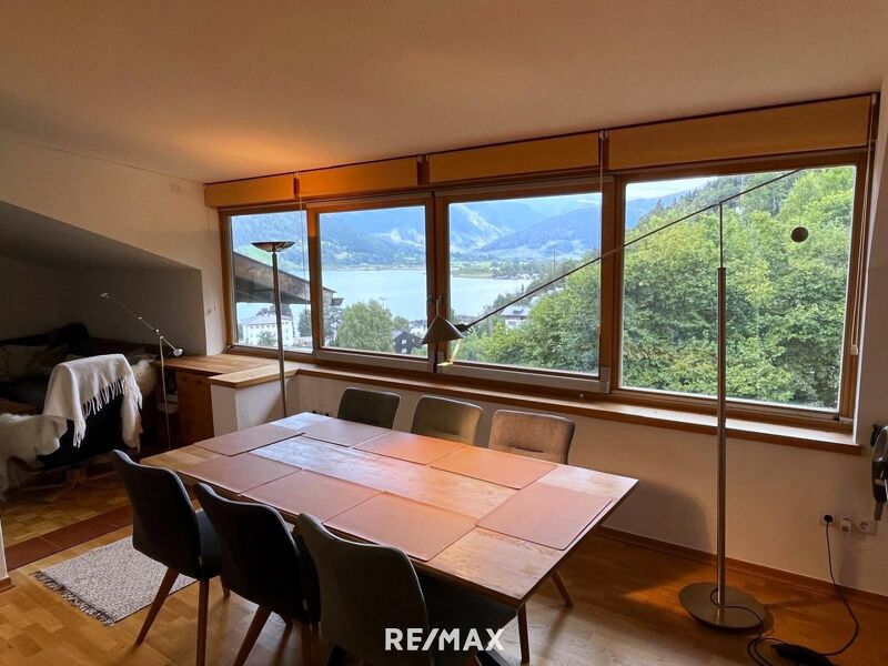 Möblierte 3-Zimmer-Ferienwohnung mit Seeblick in Zell am See zur Langzeitmiete