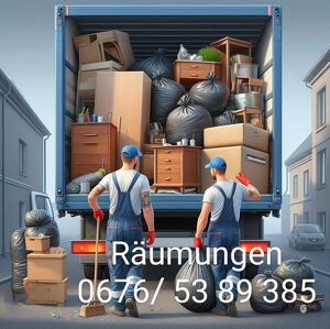 RÄUMUNGEN - ÈNTRÜMPELUNGEN - ENTSORGUNGEN mit Lastentaxi Wien