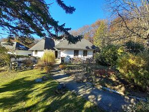 LANDHAUS MIT GROSSEM, SONNIGEN GRUND AM WALDRAND