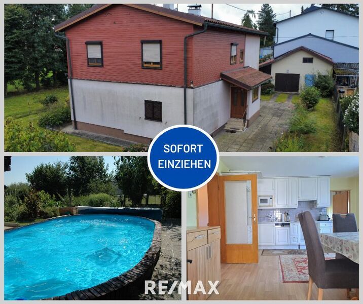 Solides Wohnhaus mit Nebengeb&auml;ude und Pool in Kallham