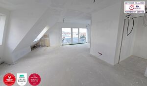 Kaufen Sie provisionsfrei vom Bautr&auml;ger bis 31.12.2025 - Wundersch&ouml;ne Dachgeschosswohnung mit 15 m&sup2; Terrasse und 24 m&sup2; Dachterrasse im Erstbezug!