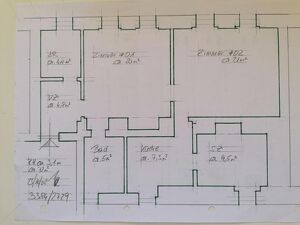 Hell. Ruhig, gute Verkehrsanbindung.72 m&sup2;, 2 1/2 Zimmer,