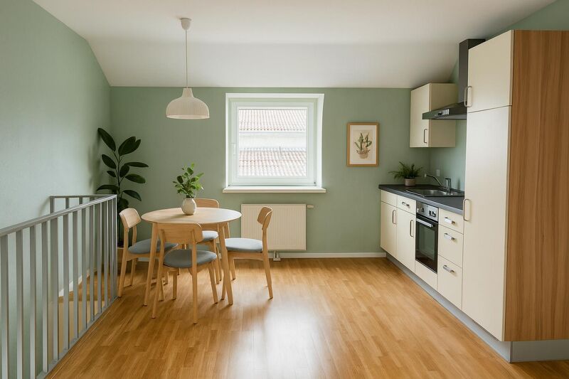 Maisonnette mit 2 Balkone und  2 Autoabstzellpl&auml;tze