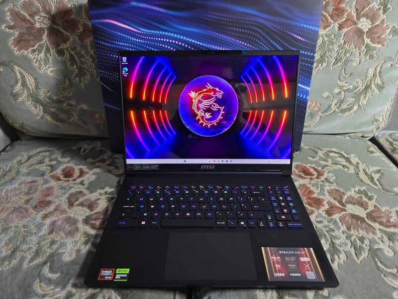 Msi Stealth A16 Ryzen AI 9 HX 370 Rtx5080 Gaming Laptop