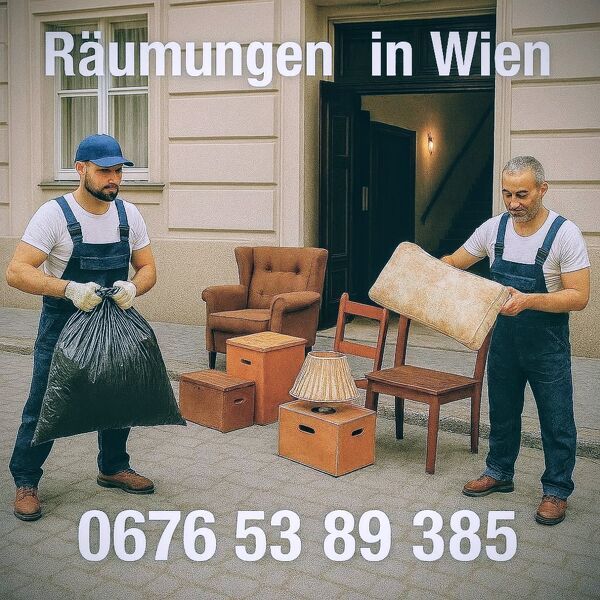 R&Auml;UMUNGEN - ENTR&Uuml;MPELUNGEN - ENTSORGUNGEN mit Lastentaxi Wien