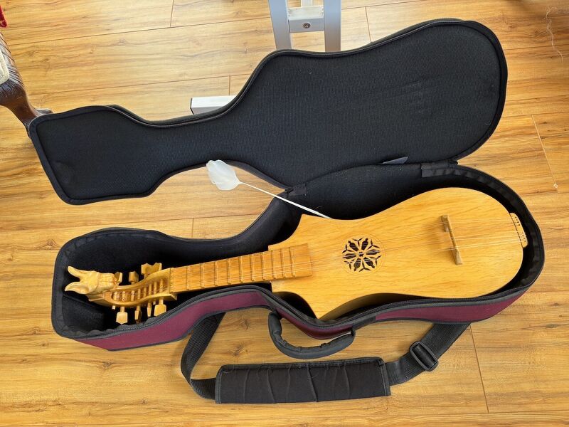 Citole Citola Mittelalterliches Instrument f&uuml;r Cantigas