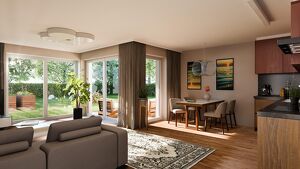 3-ZIMMER-SONNENWOHNUNG *38 m&sup2; Dachterrasse *Christkindl