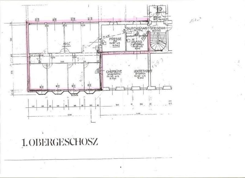 Zentrales Innenstadt-B&uuml;ro mit Stellplatz in der Welser Ringstra&szlig;e - eventuell gro&szlig;e Werbem&ouml;glichkeit auf Fassade!