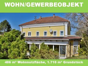 Gro&szlig;z&uuml;giges Wohn- und Gesch&auml;ftshaus in ruhiger zentraler Siedlungslage