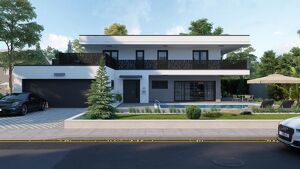 Neugebautes Luxushaus, Ziegelmassiv  mit Fernsicht, Pool, Doppelgarage- &Uuml;BERGABE  1.7.  2026 m&ouml;glich