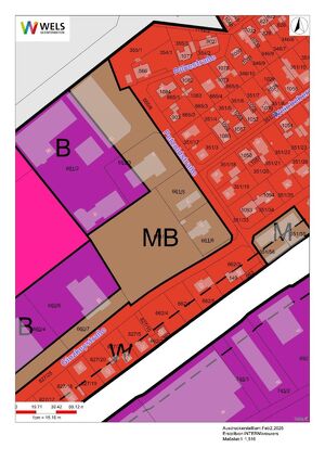 Gewerbegrundst&uuml;ck, Nahbereich B1, Widmung MB
