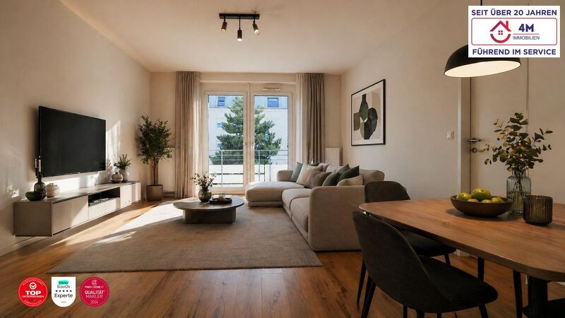 *Nur wenige Minuten von Schwechat* Generalsanierte 3-Zimmer Wohnung mit gro&szlig;er Sonnenlogia in ruhiger Lage