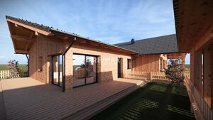 Neubau Chalet (Bungalow) - ideal zur touristischen Vermietung aber auch f&uuml;r Hauptwohnsitz!