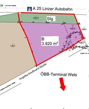 Top-Betriebsbaugebiet direkt am &Ouml;BB-Terminal Wels/A25
