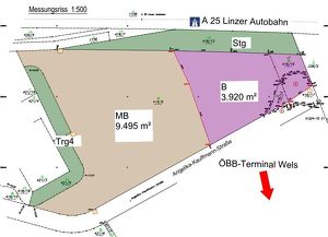Gewerbe- und Betriebsbaugrundst&uuml;ck an EINEM Standort, Terminal Wels, O&Ouml; Zentralraum