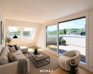 Exklusive Dachgeschosswohnung mit gro&szlig;z&uuml;giger Terrasse und atemberaubendem Fernblick im 13. Bezirk ? Ihr neues Zuhause