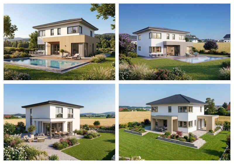 Schönes Musterhaus in Holzriegelbauweise mit Grundstück in top Lage Amstetten