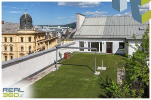 Innenstadtpenthouse mit 160 m&sup2; Dachterrasse und optionalem TG-Platz!