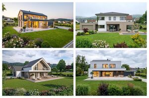 Sch&ouml;nes Musterhaus in Holzriegelbauweise mit Grundst&uuml;ck - Linzerberg-Engerwietzdorf