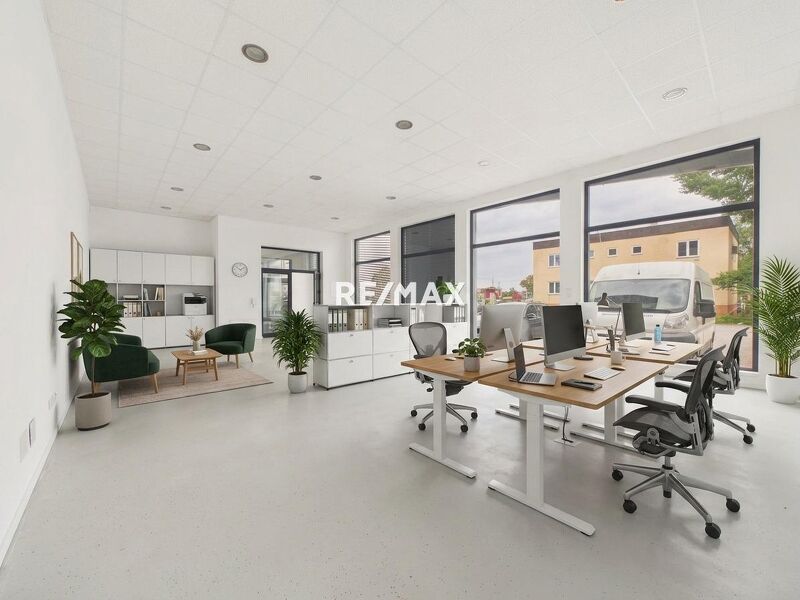 MODERNES B&Uuml;RO IN LEOPOLDSDORF ? 77 m&sup2; | EBENERDIG | PARKPLATZ INKL.