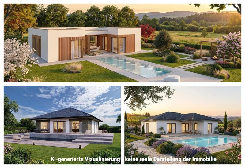 Gänserndorf Süd - Schöner Bungalow in Holzriegelbauweise mit Grundstück